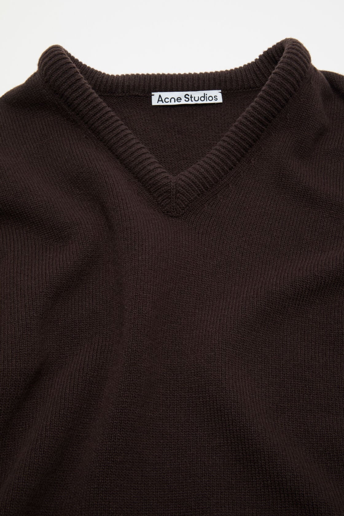 Acne Studios layered wool sweater - Dark brown