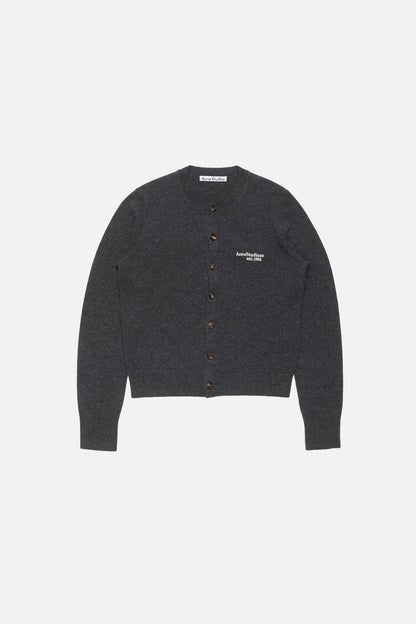 Acne Studios Yak wool cardigan - Dark Grey Melange