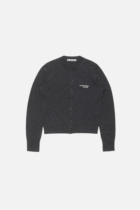 Acne Studios Yak wool cardigan - Dark Grey Melange