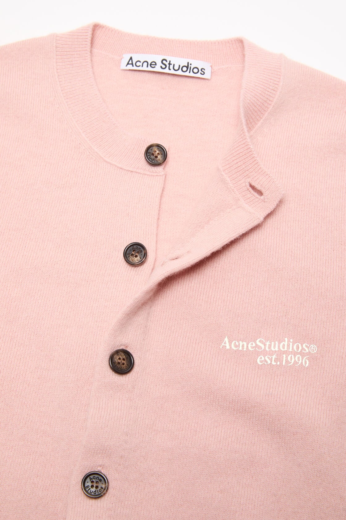 Acne Studios Yak wool cardigan - Dirty pink
