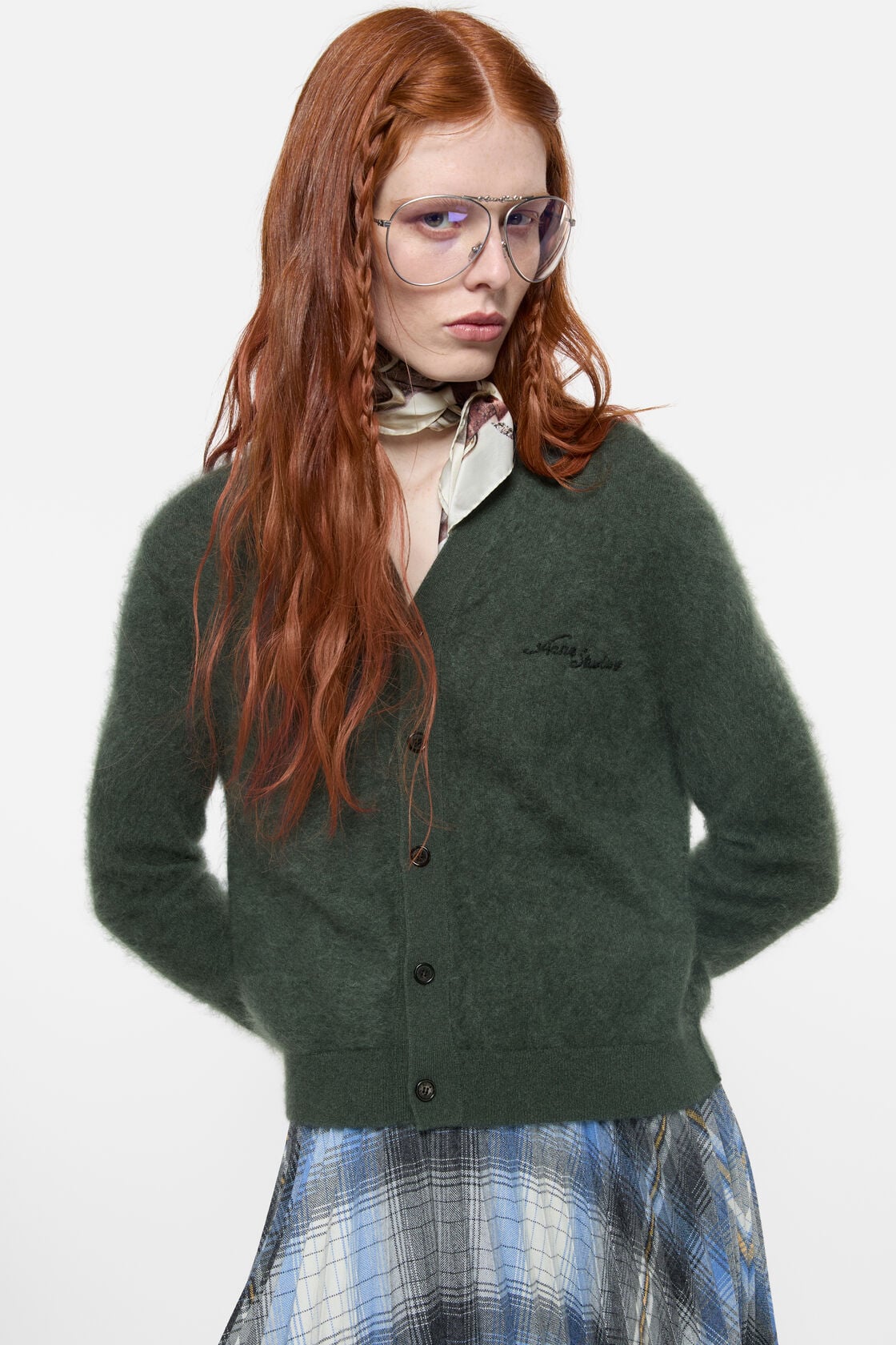 Acne Studios Cashmere cardigan - Dark green