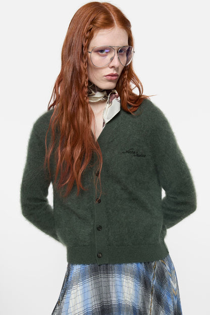 Acne Studios Cashmere cardigan - Dark green