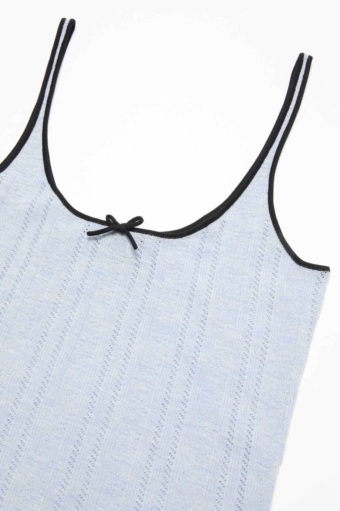 Acne Studios Silk knit tank top - Light blue