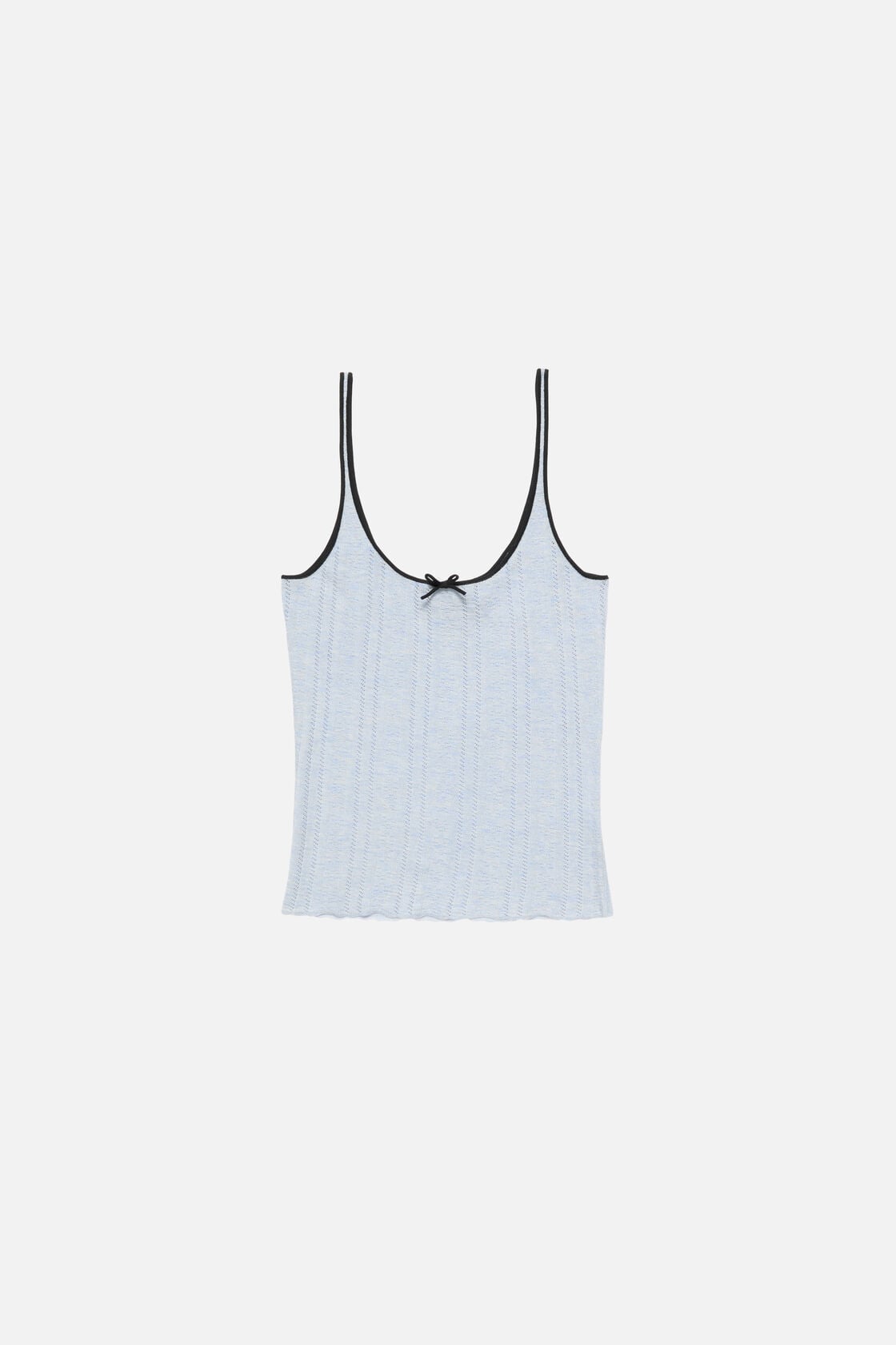 Acne Studios Silk knit tank top - Light blue