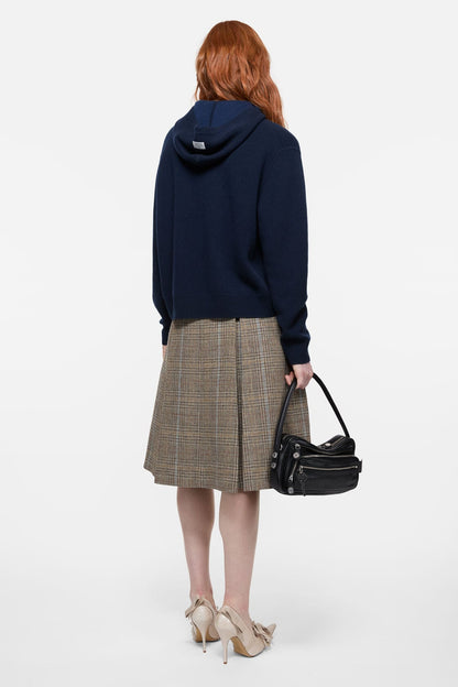 Acne Studios Cashmere hoodie - Ink blue
