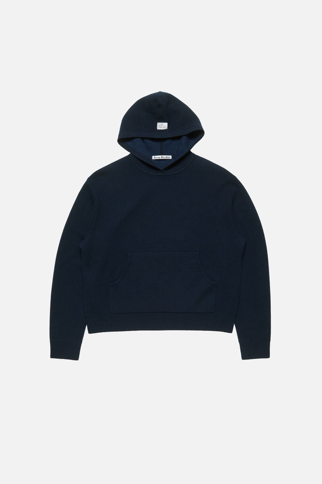 Acne Studios Cashmere hoodie - Ink blue