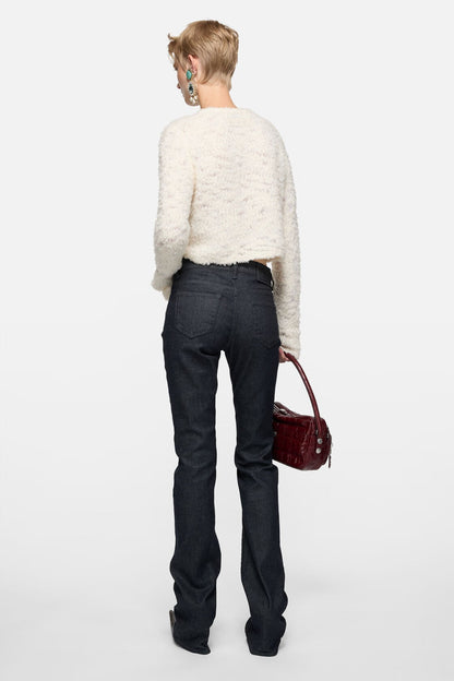 Acne Studios Bow wool cardigan - White