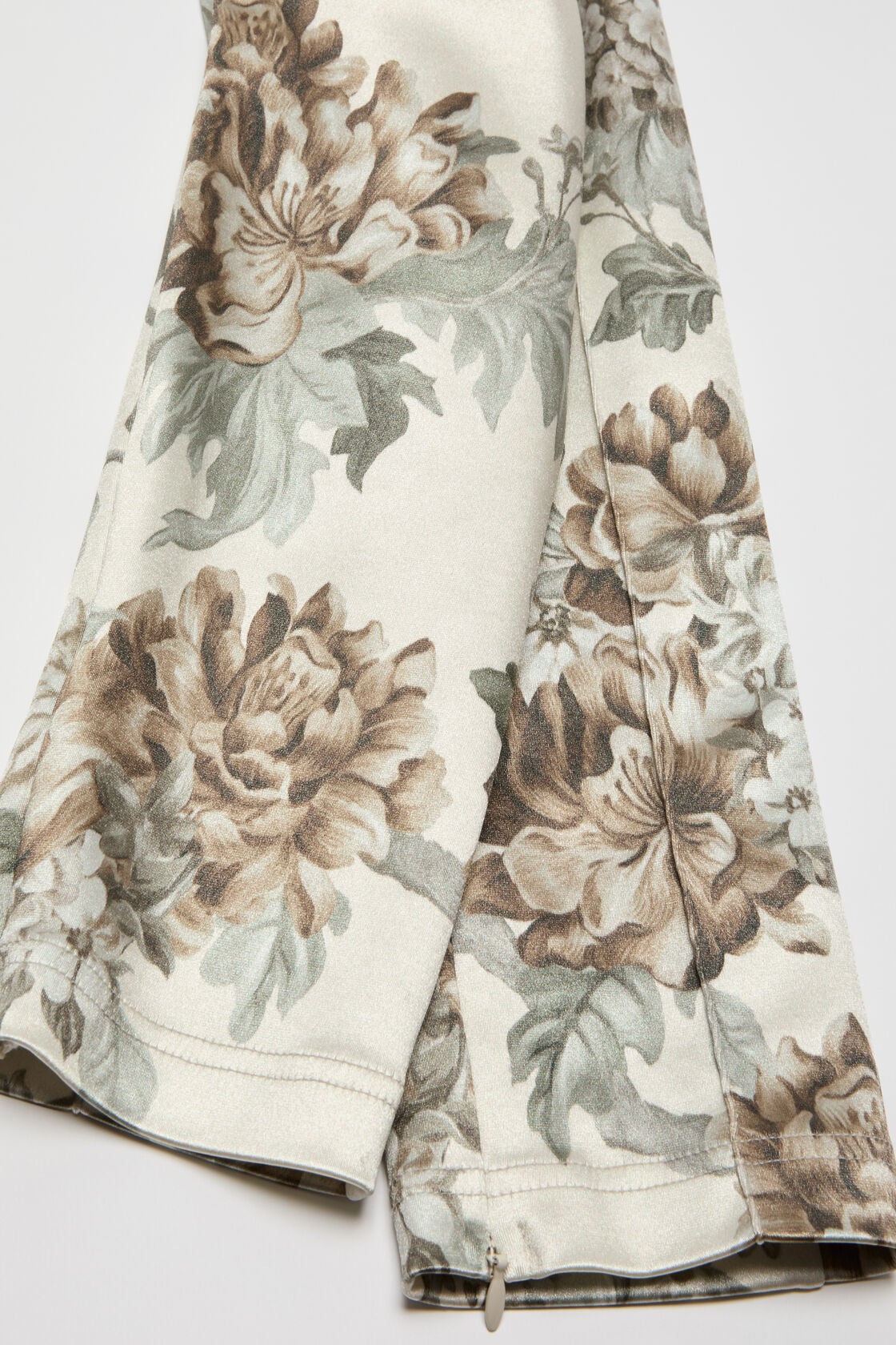 Acne Studios Fitted printed trousers - Cream beige