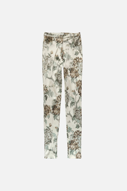 Acne Studios Fitted printed trousers - Cream beige