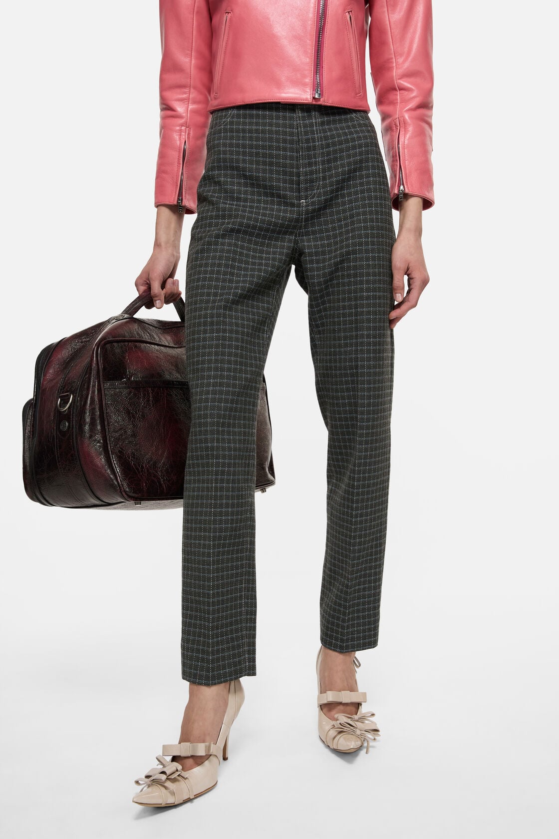 Acne Studios Woven wool-blend trousers - Dark green