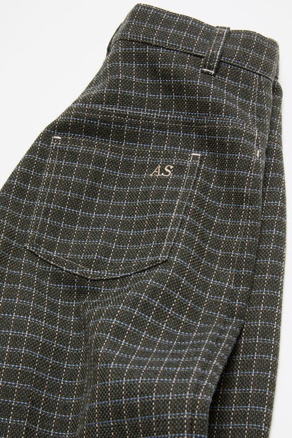 Acne Studios Woven wool-blend trousers - Dark green