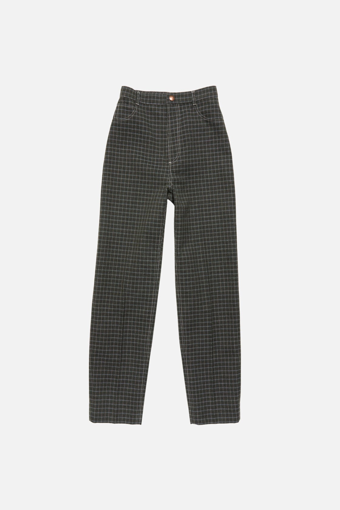 Acne Studios Woven wool-blend trousers - Dark green