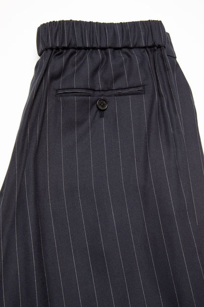 Acne Studios Pinstripe wool trousers - Navy blue
