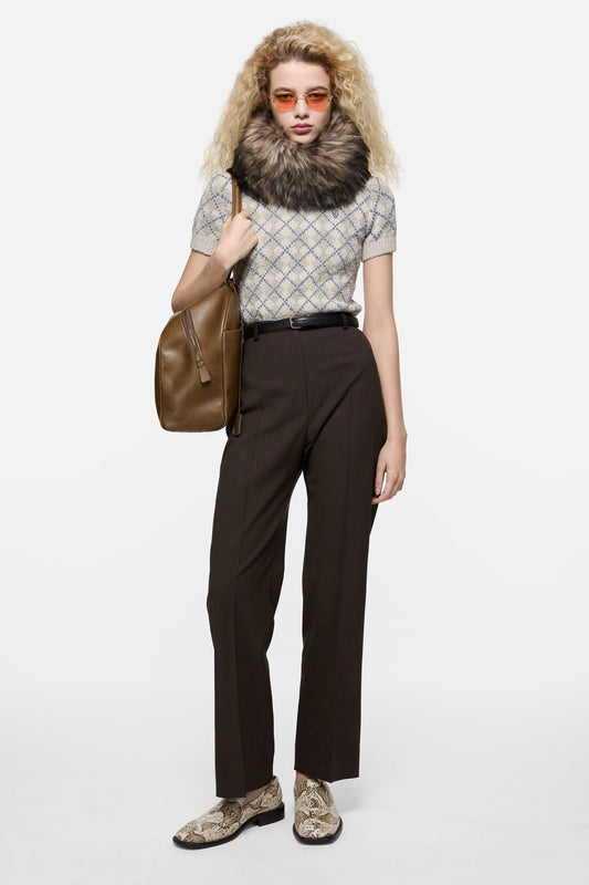 Acne Studios Tailored stretch twill trousers - Dark brown
