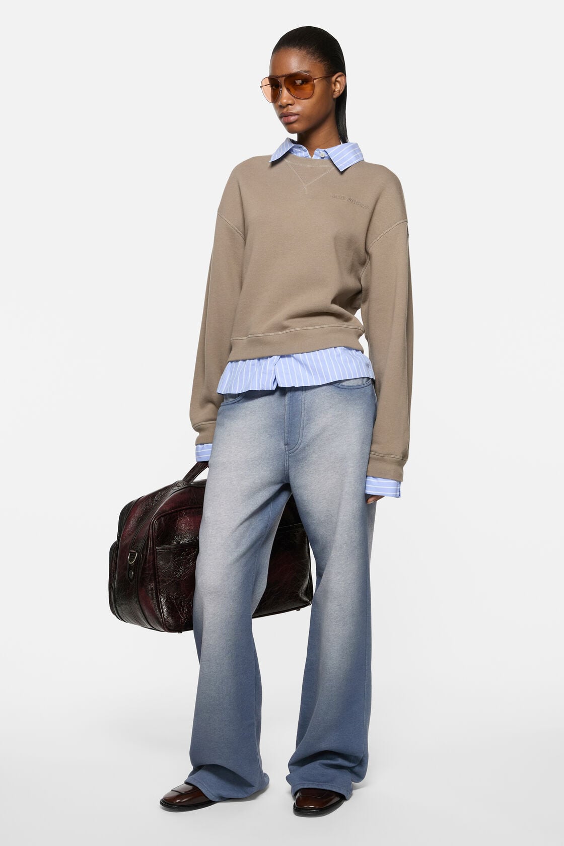 Acne Studios Fleece trousers - Grey Melange