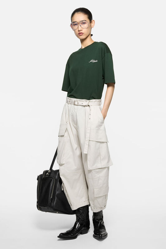 Acne Studios Cargo trousers with belt - Light grey
