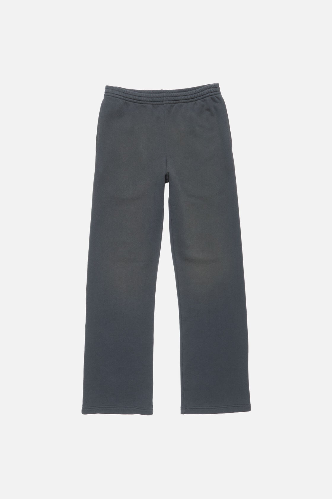 Acne Studios Fleece trousers with stamp logo - Faded black
