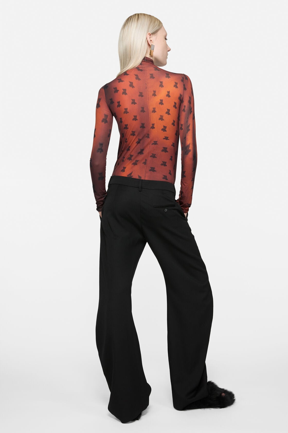 Acne Studios Tailored wool trousers - Black
