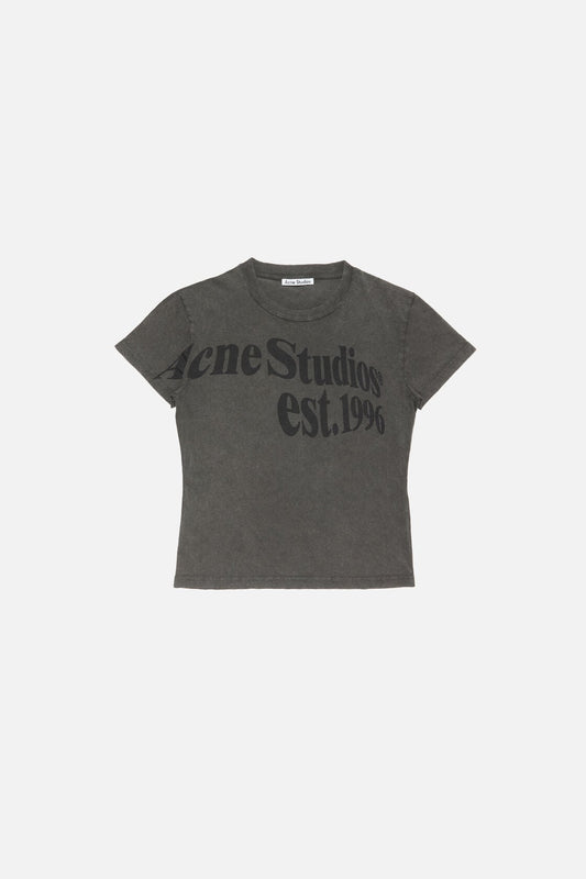 Acne Studios Projection artwork T-shirt - Off black