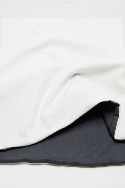 Acne Studios Layered t-shirt with logo - White/grey