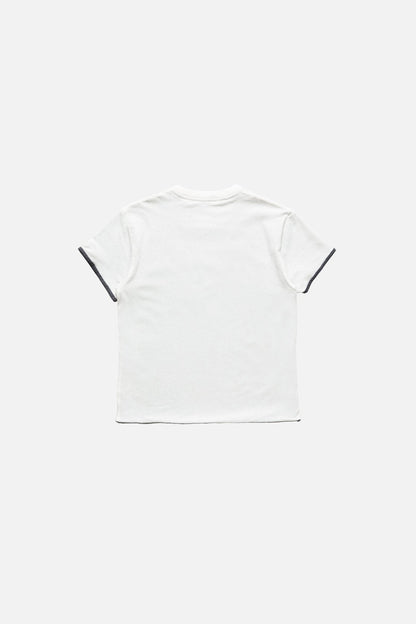Acne Studios Layered t-shirt with logo - White/grey