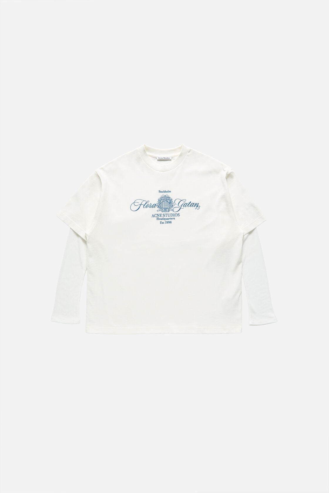 Acne Studios Embroidered t-shirt - Off white/ecru