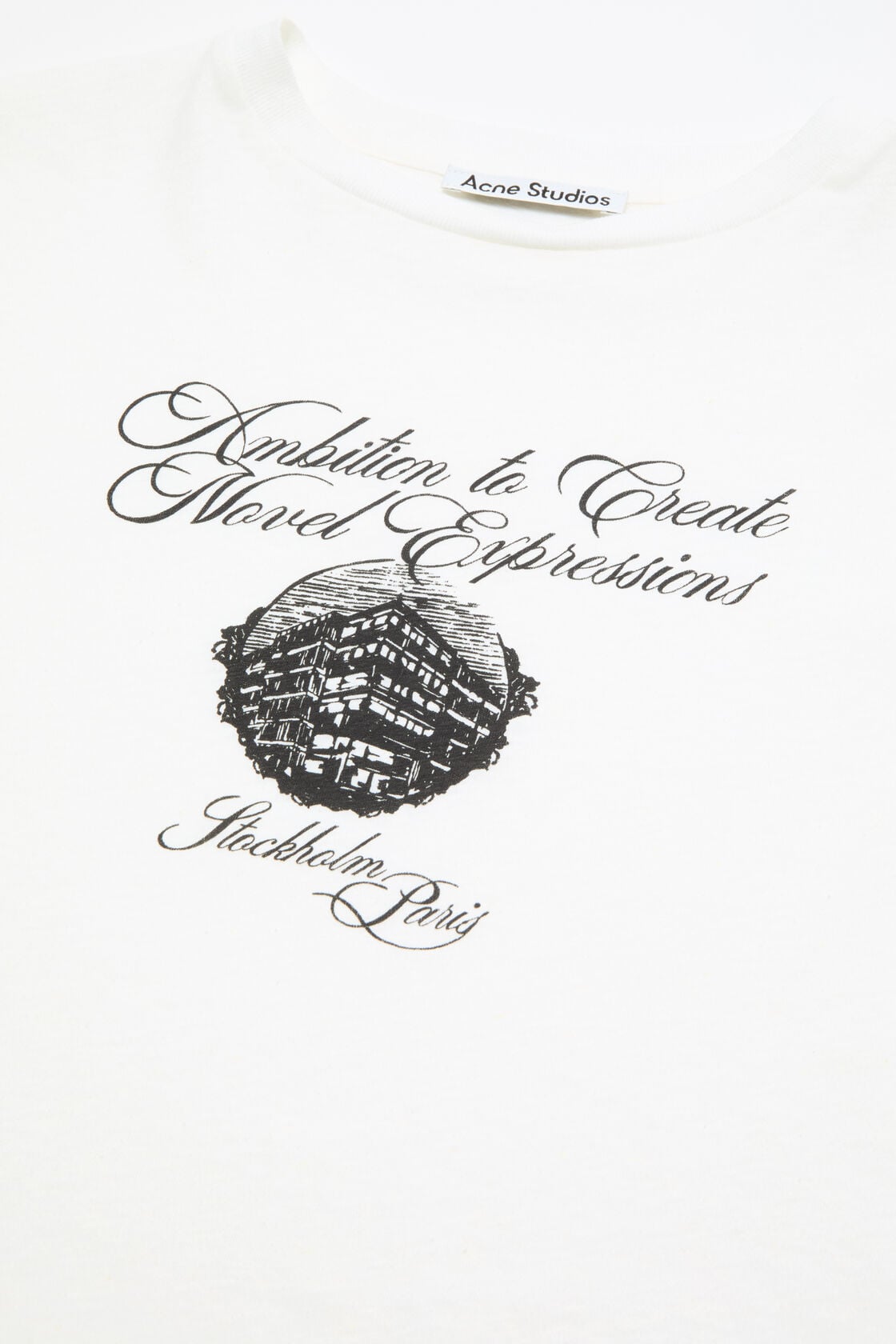 Acne Studios Graphic jersey t-shirt - Optic White