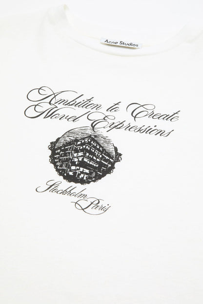 Acne Studios Graphic jersey t-shirt - Optic White