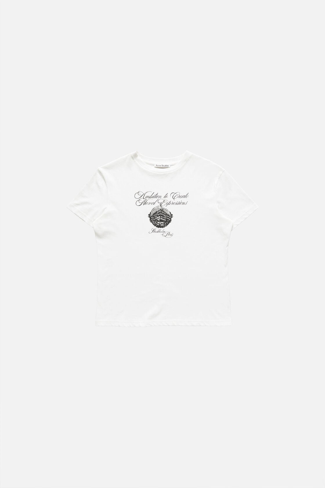 Acne Studios Graphic jersey t-shirt - Optic White
