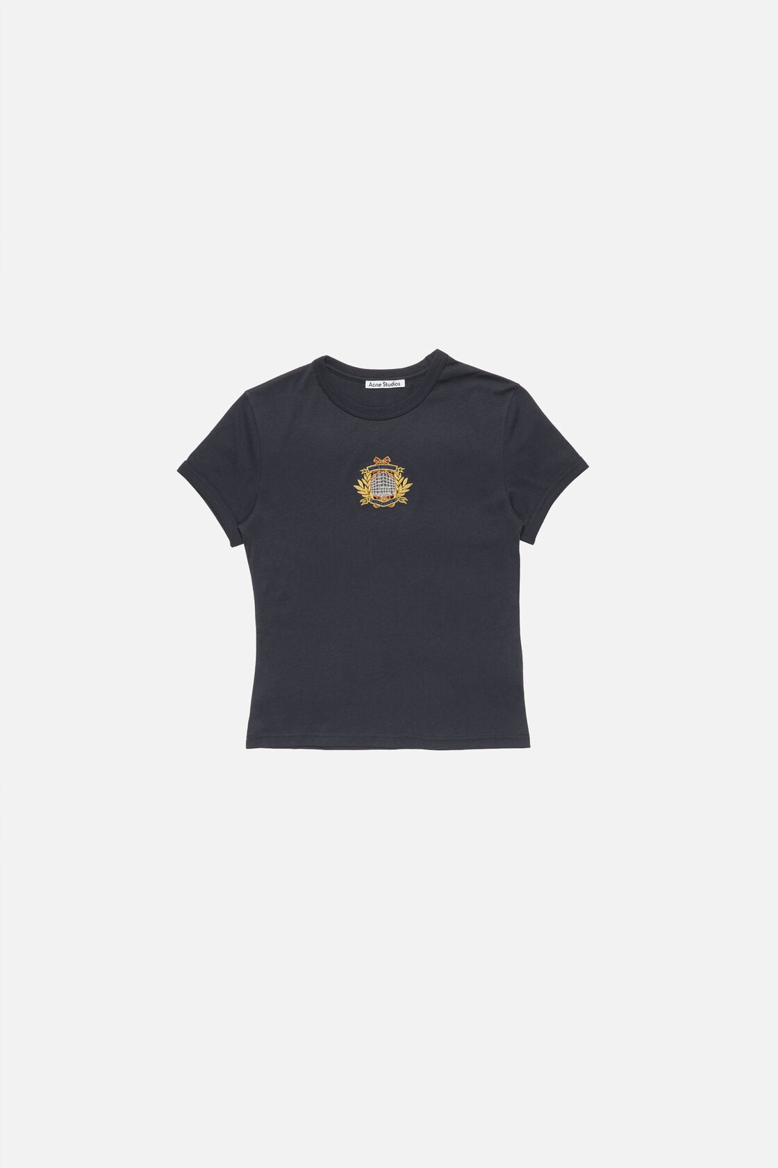 Acne Studios Crest logo t-shirt - Dark Blue