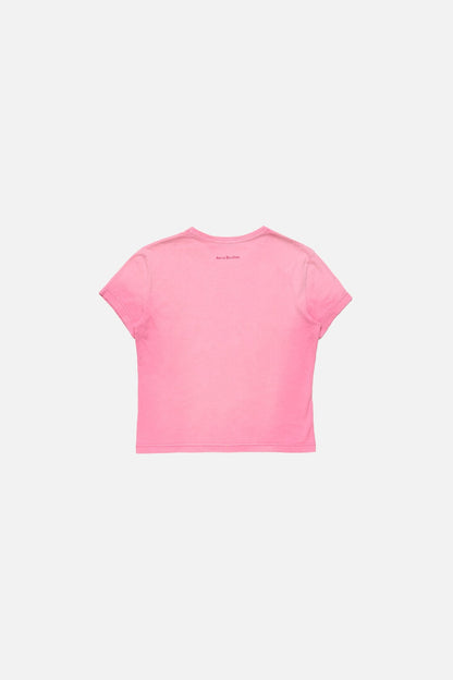 Acne Studios Fitted graphic t-shirt - Pink