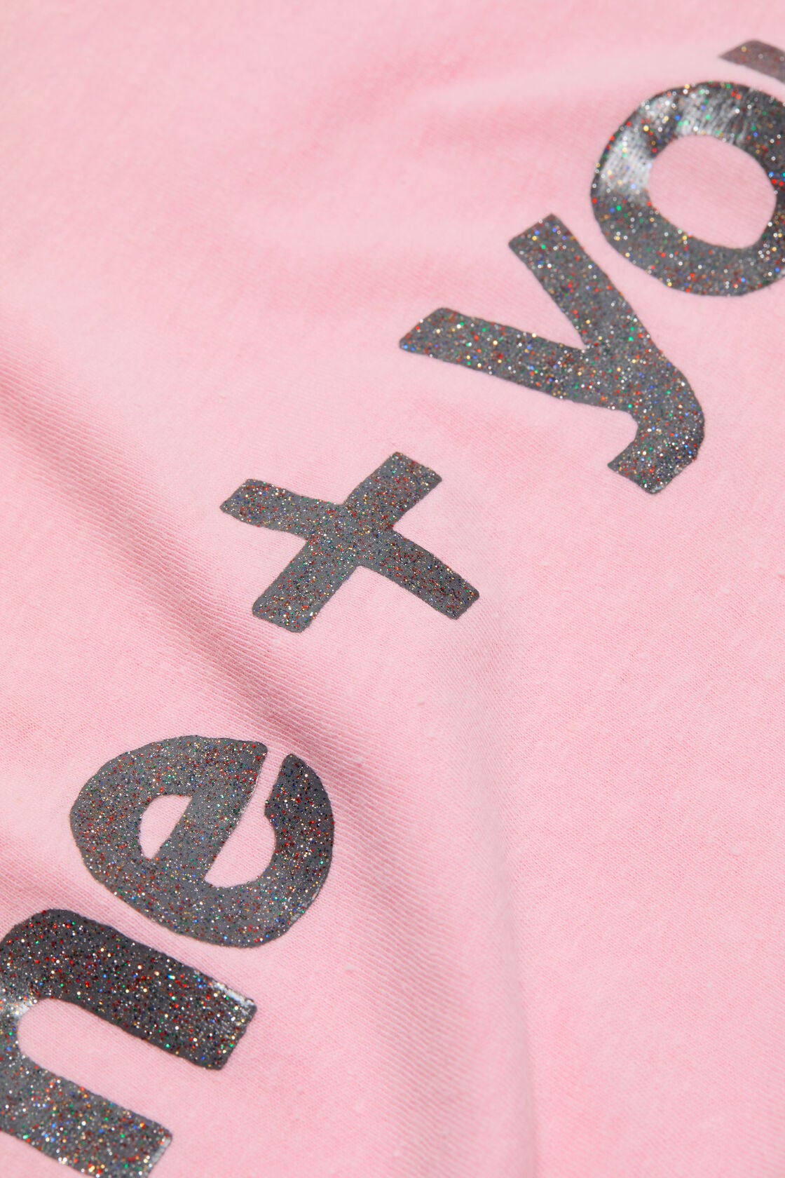Acne Studios Fitted graphic  t-shirt - Pale Pink