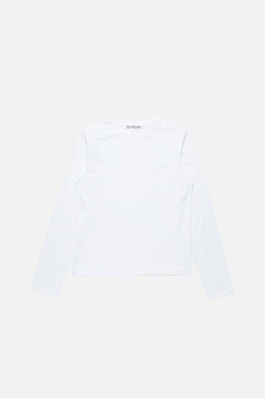 Acne Studios Long sleeve t-shirt - regular fit - Optic White