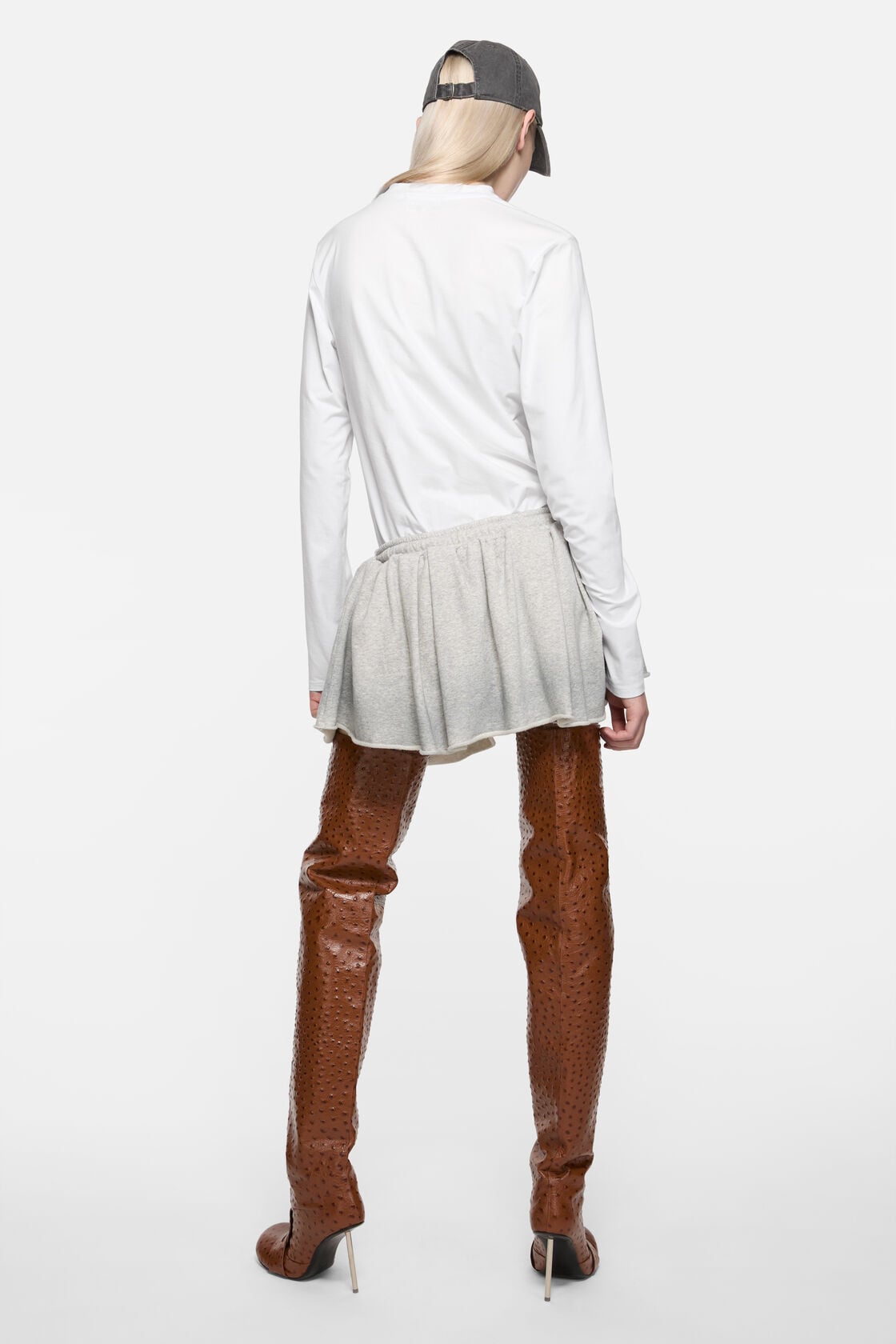 Acne Studios Long sleeve t-shirt - regular fit - Optic White
