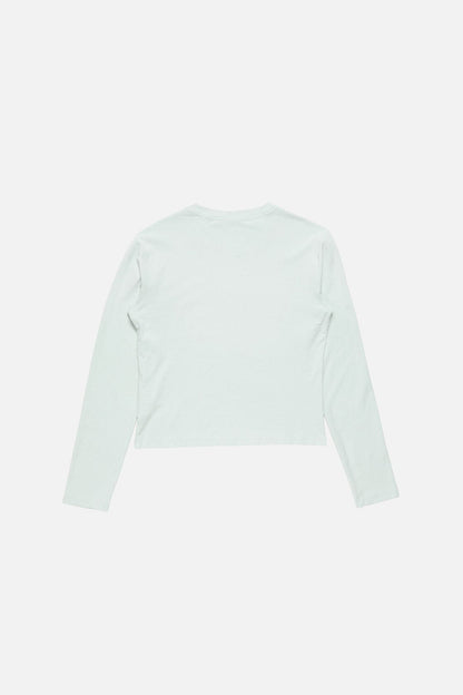 Acne Studios Distressed logo t-shirt - Pale mint