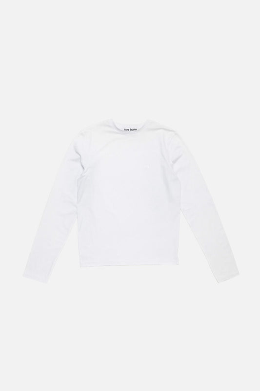 Acne Studios Face logo t-shirt - Optic White
