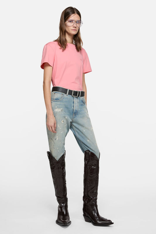 Acne Studios T-shirt - regular fit - Tango pink