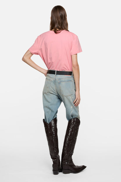 Acne Studios T-shirt - regular fit - Tango pink