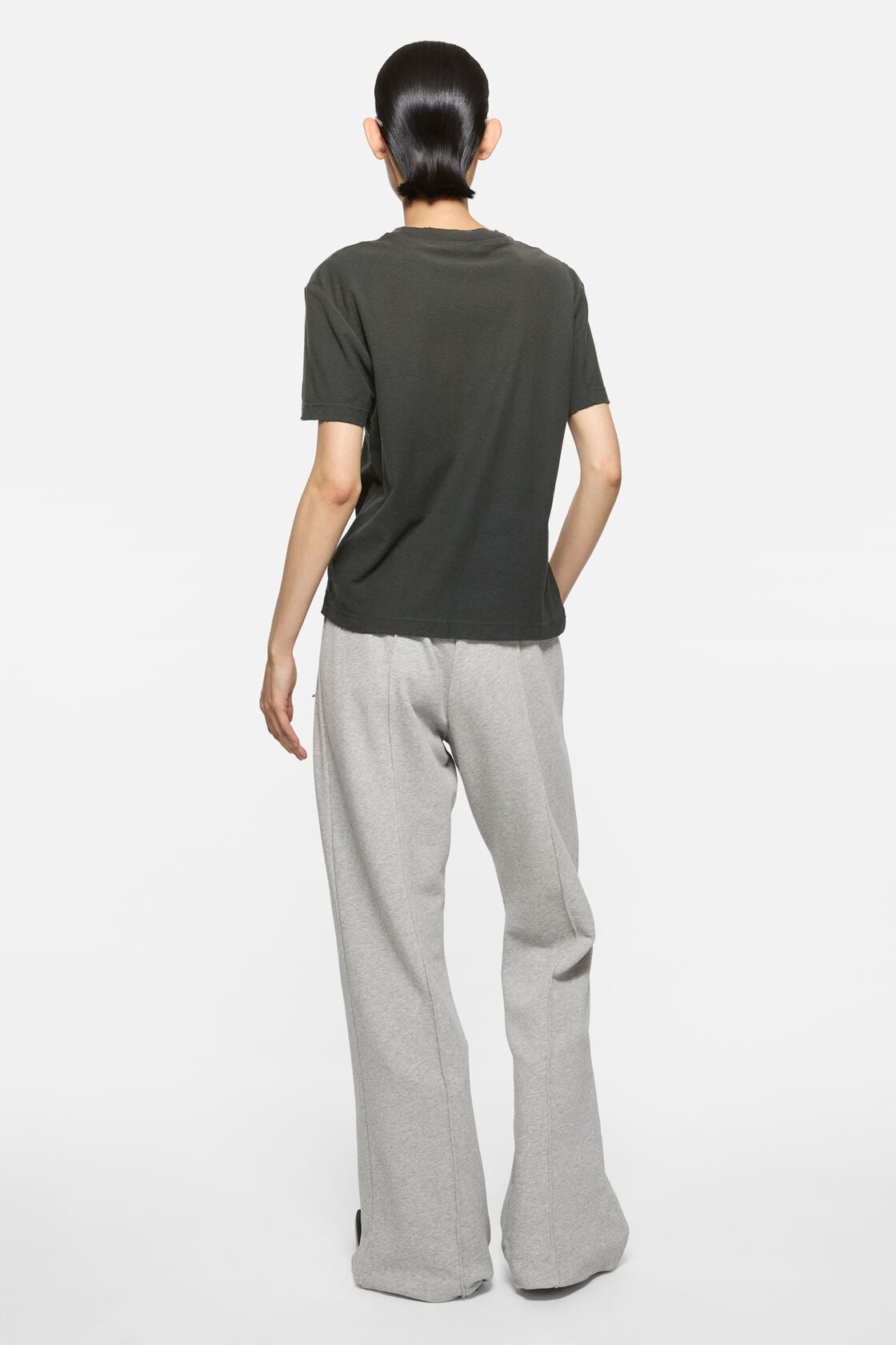 Acne Studios Sprayed logo t-shirt - Faded black