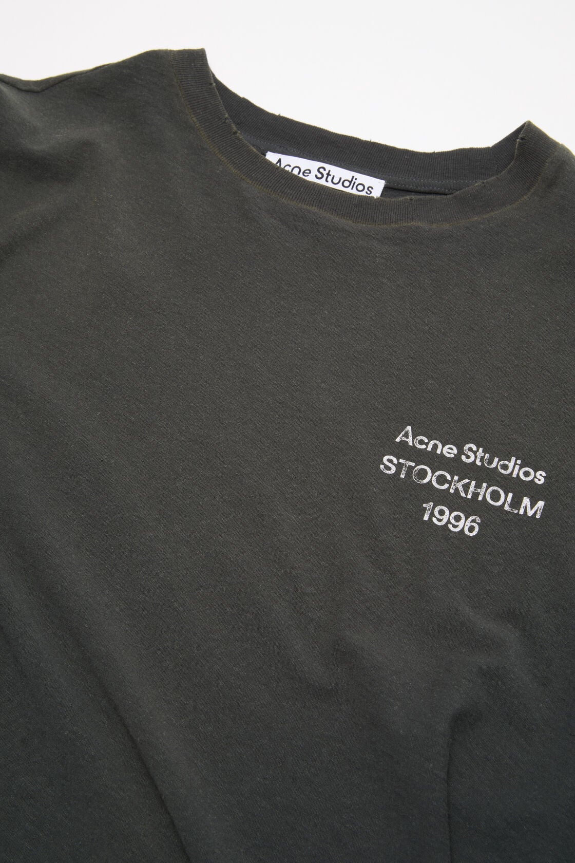 Acne Studios Sprayed logo t-shirt - Faded black