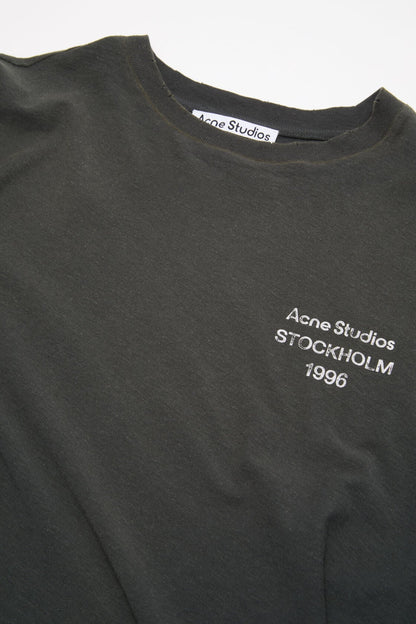 Acne Studios Sprayed logo t-shirt - Faded black