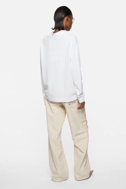 Acne Studios Polo shirt with white 1996 logo - White