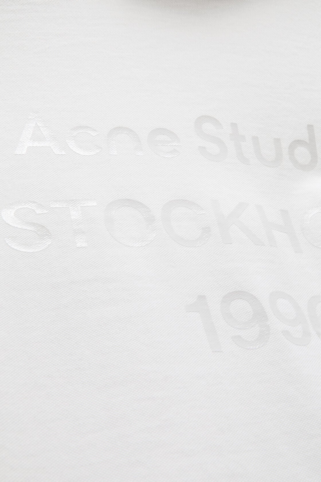Acne Studios Polo shirt with white 1996 logo - White