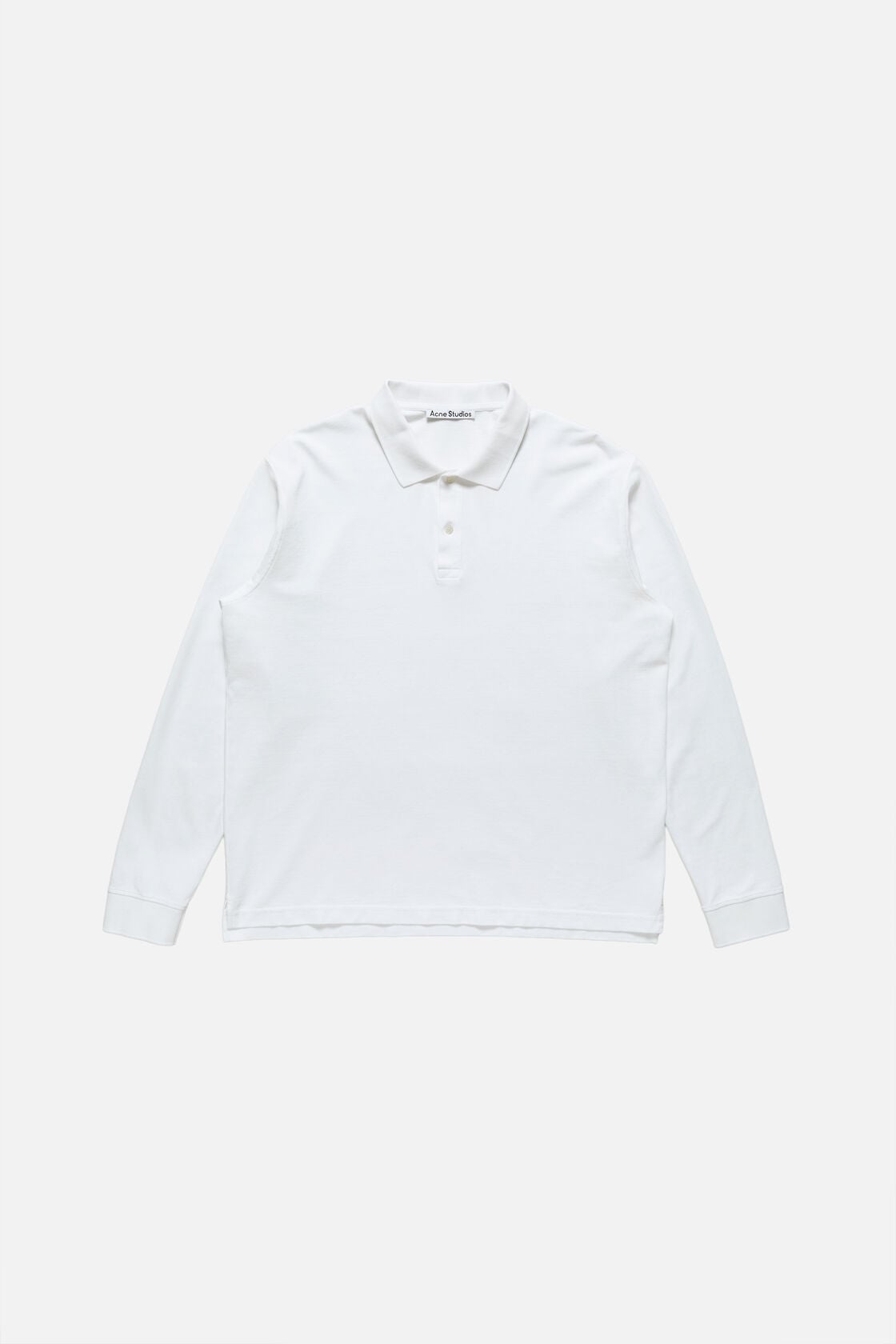 Acne Studios Polo shirt with white 1996 logo - White