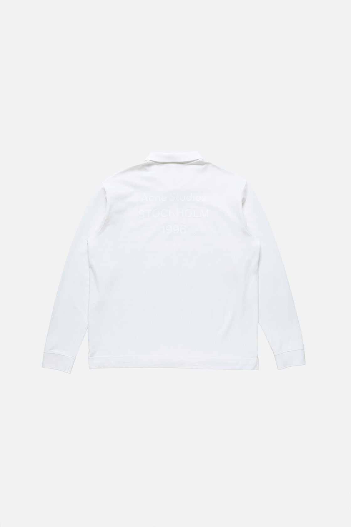 Acne Studios Polo shirt with white 1996 logo - White