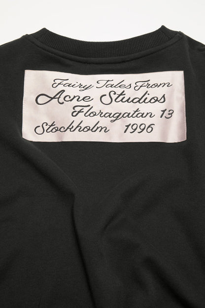 Acne Studios Gathered logo t-shirt - Black