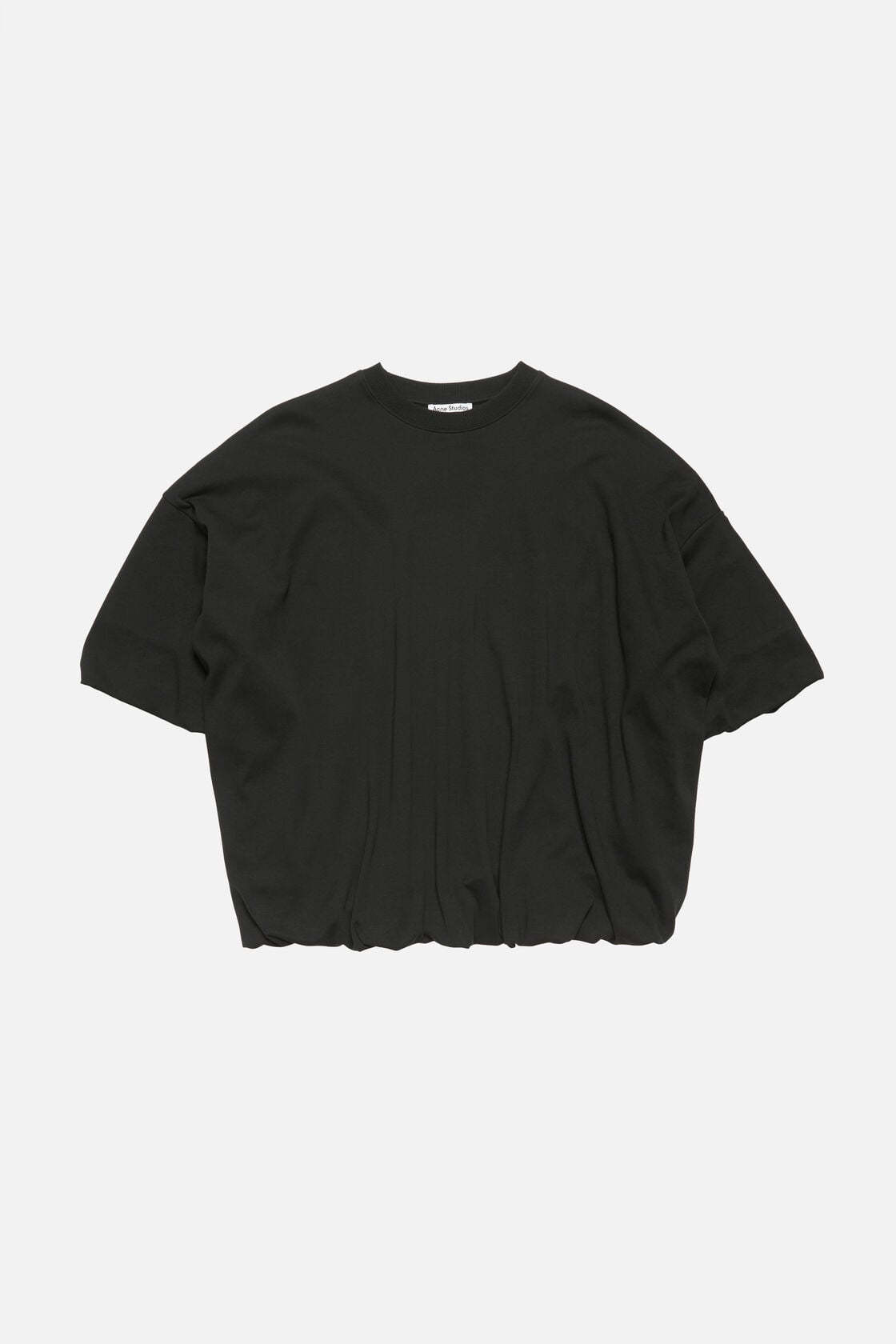 Acne Studios Gathered logo t-shirt - Black