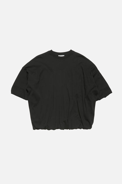 Acne Studios Gathered logo t-shirt - Black