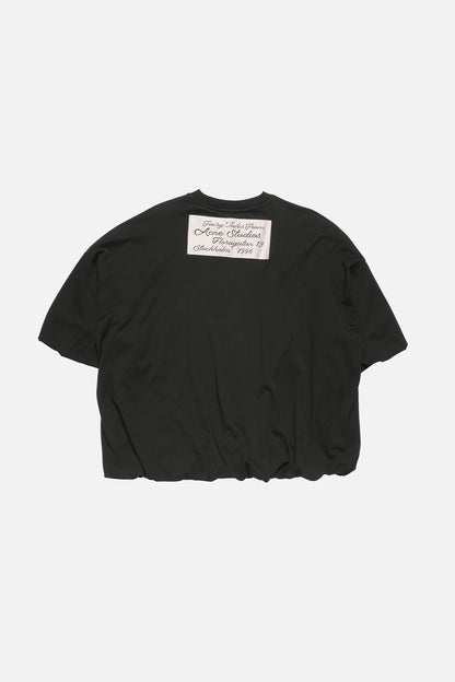 Acne Studios Gathered logo t-shirt - Black