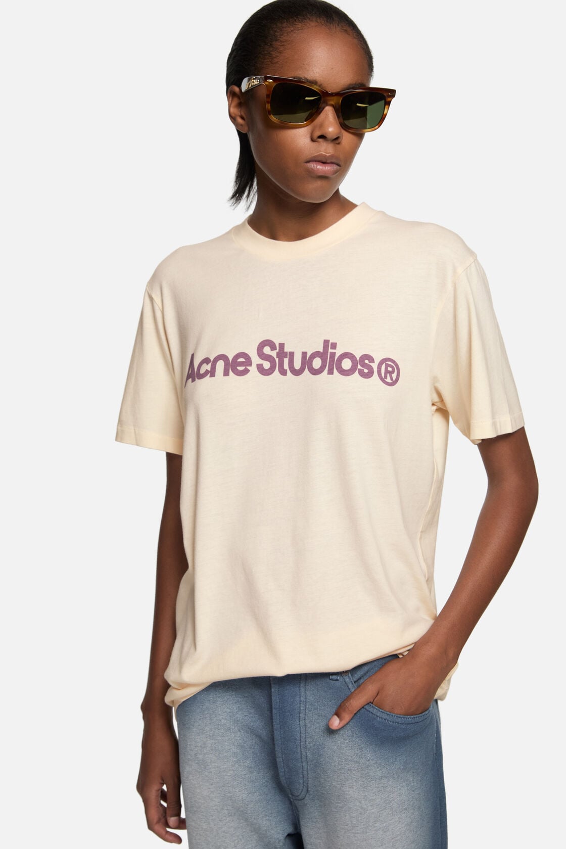 Acne Studios Graphic t-shirt - Pale Pink